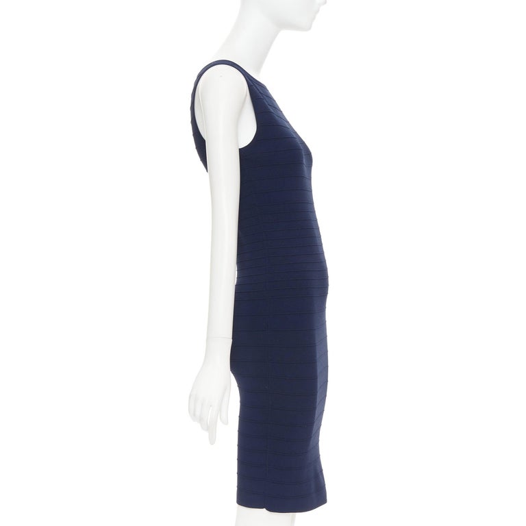 donna karan navy blue dress Donna Karan Women's A-Line Halter Midi Dress - Taffeta Blue main image 0