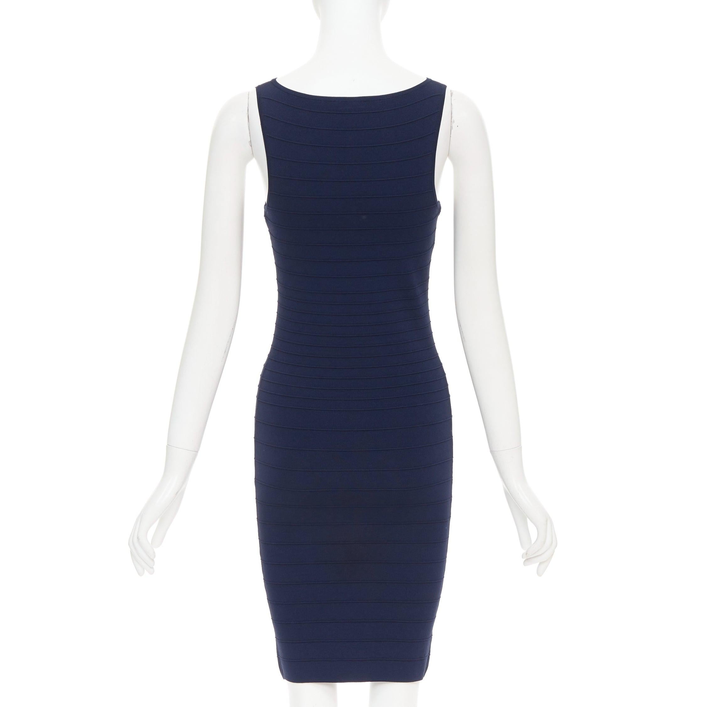 De las mujeres DONNA KARAN vestido bodycon cuello barco en mezcla de viscosa S en venta