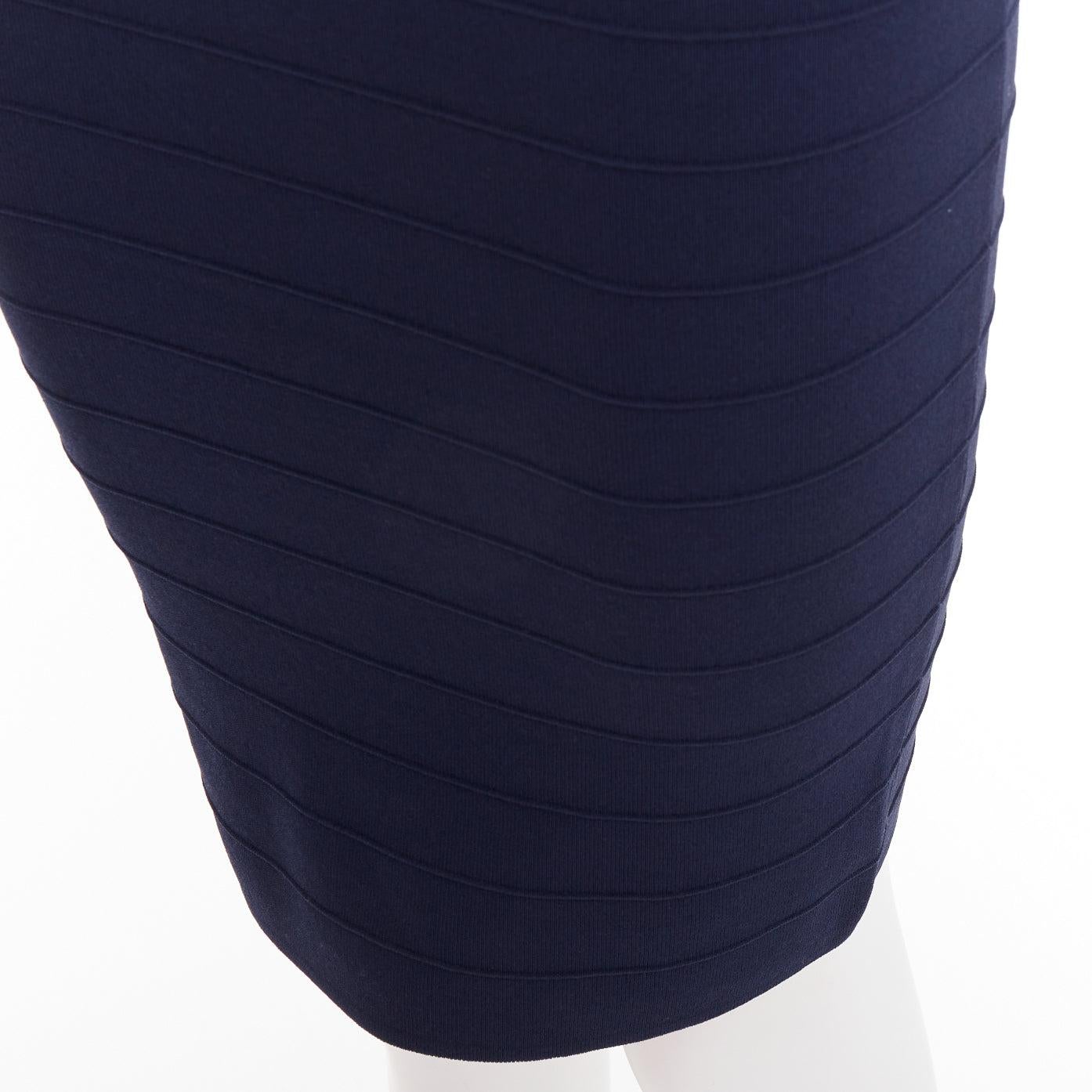 DONNA KARAN vestido bodycon cuello barco en mezcla de viscosa S en venta 2