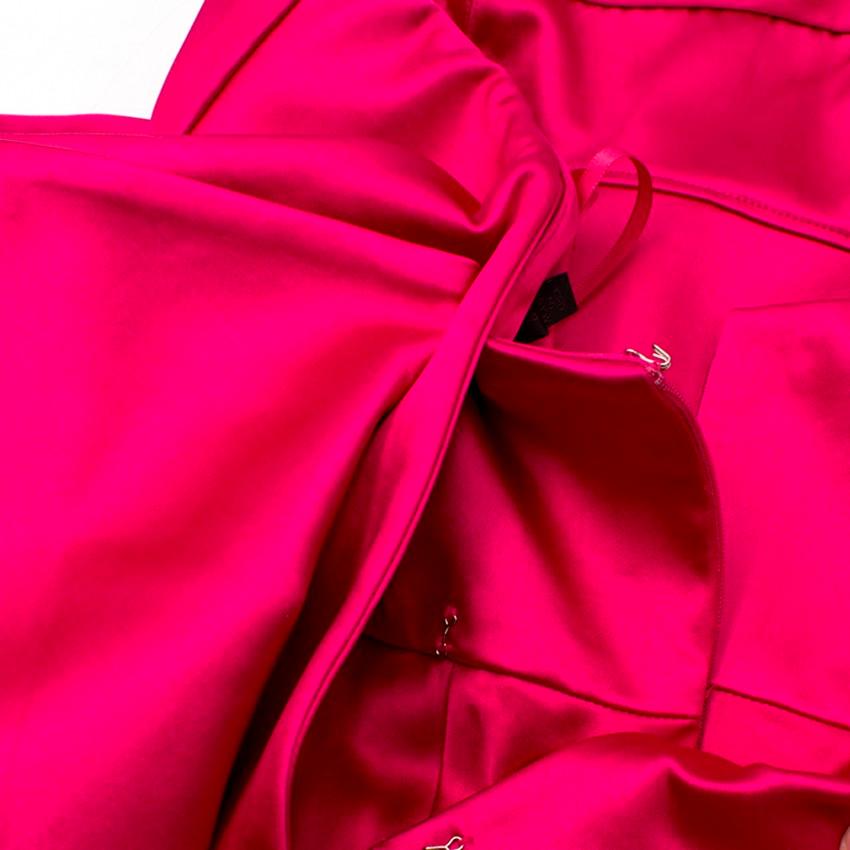 Donna Karan Pink Mikado Silk Gown US 4 1