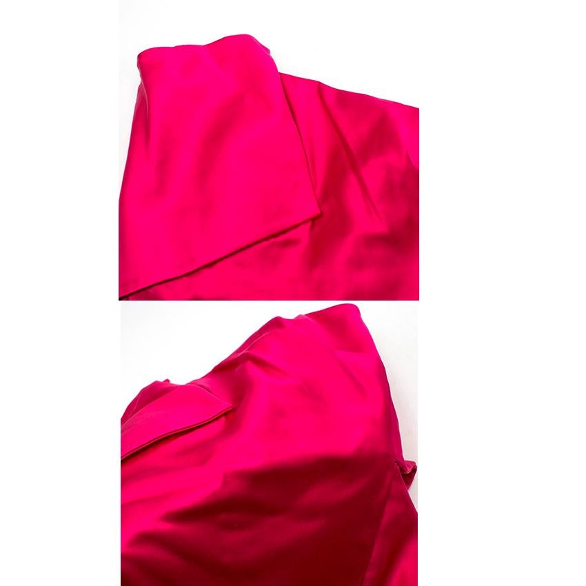 Donna Karan Pink Mikado Silk Gown US 4 3
