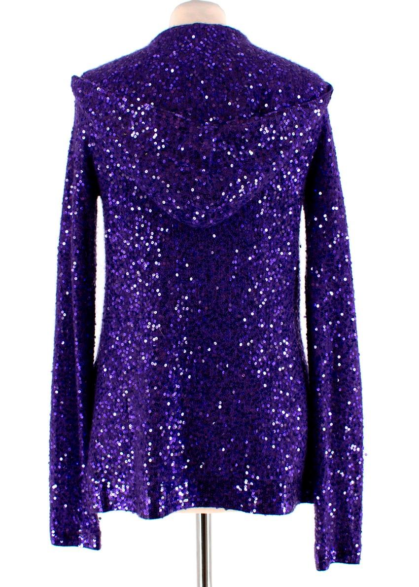 purple sequin jacket womens