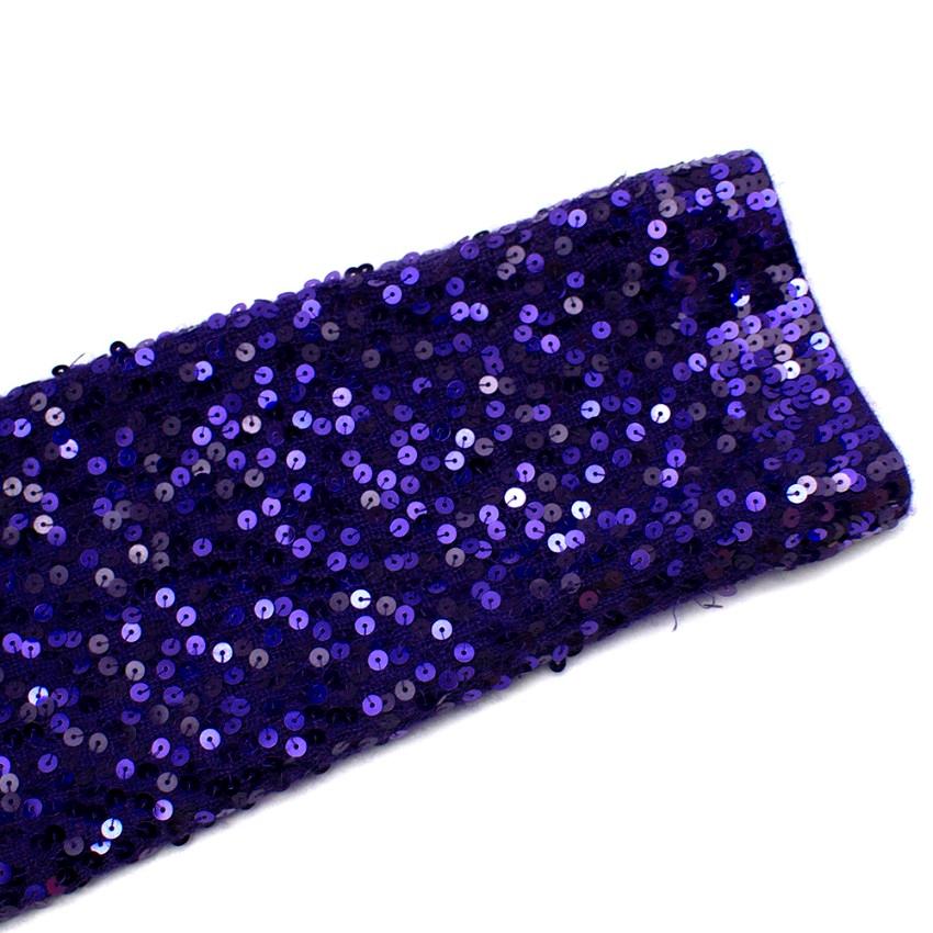 purple sparkly cardigan