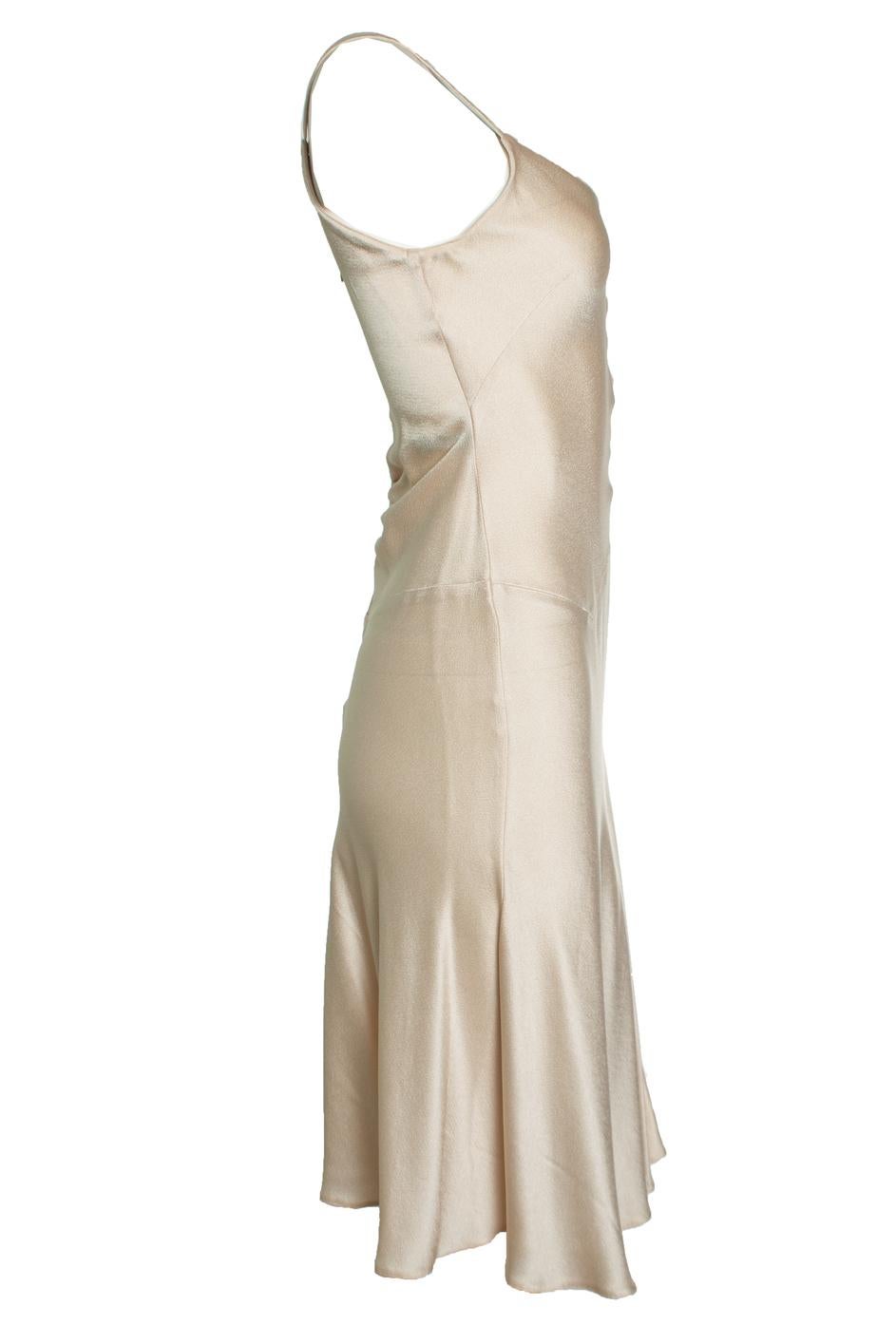 Women's or Men's Donna Karan Signature, silk midi slip dress