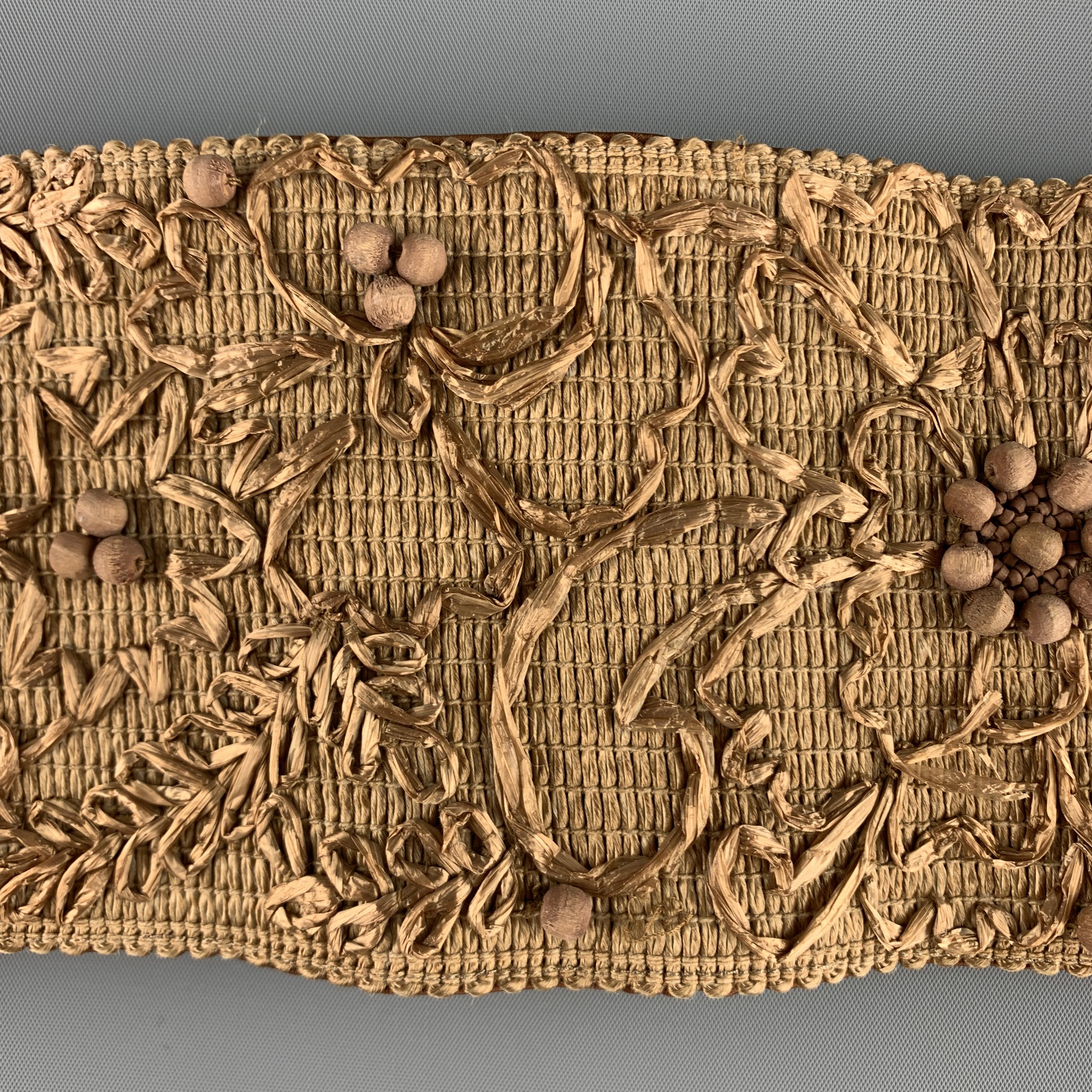 embroidered waist belt