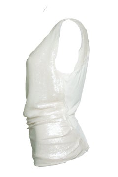 Donna Karan, sleeveless sequinned top