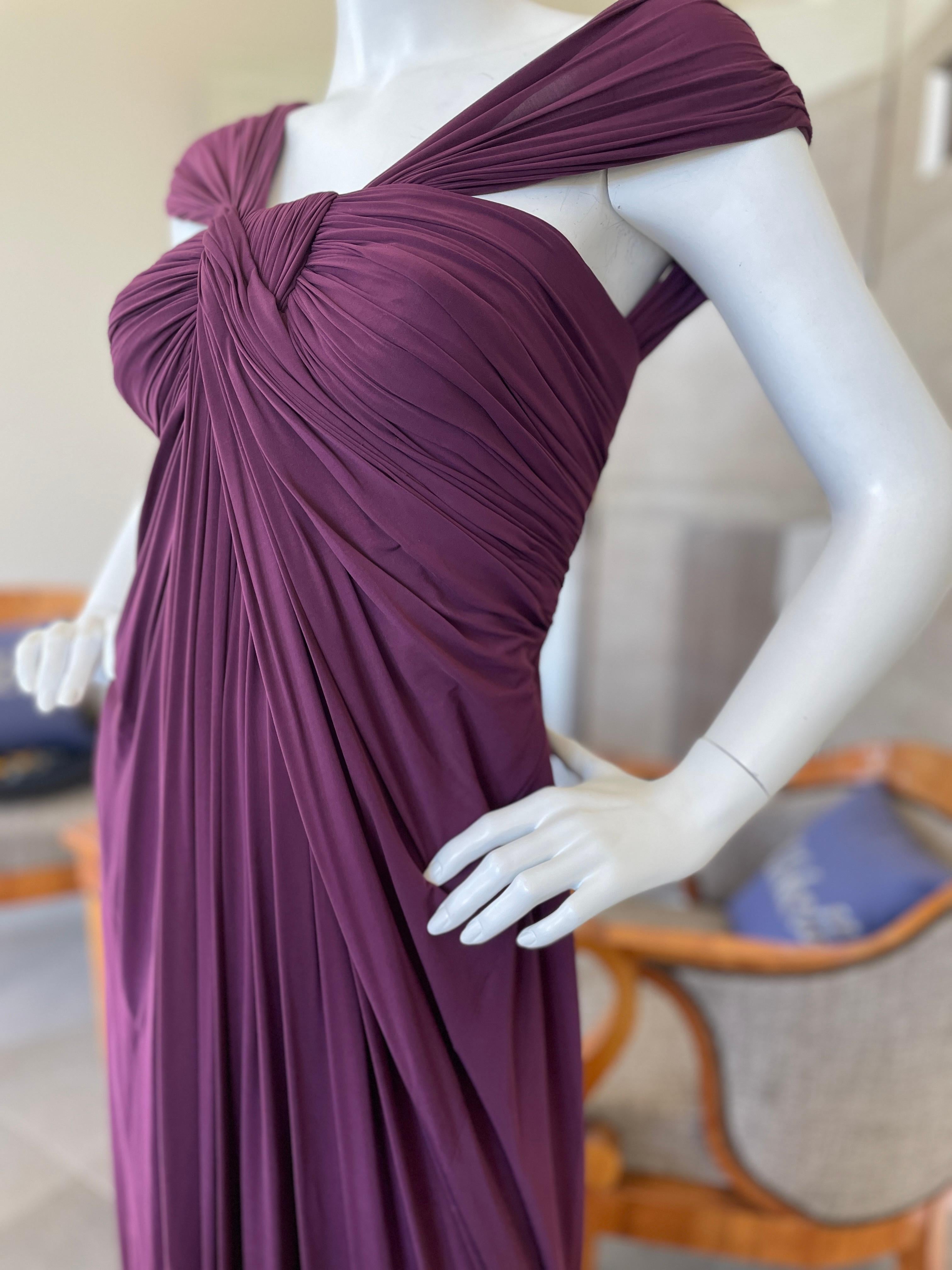 purple goddess dress