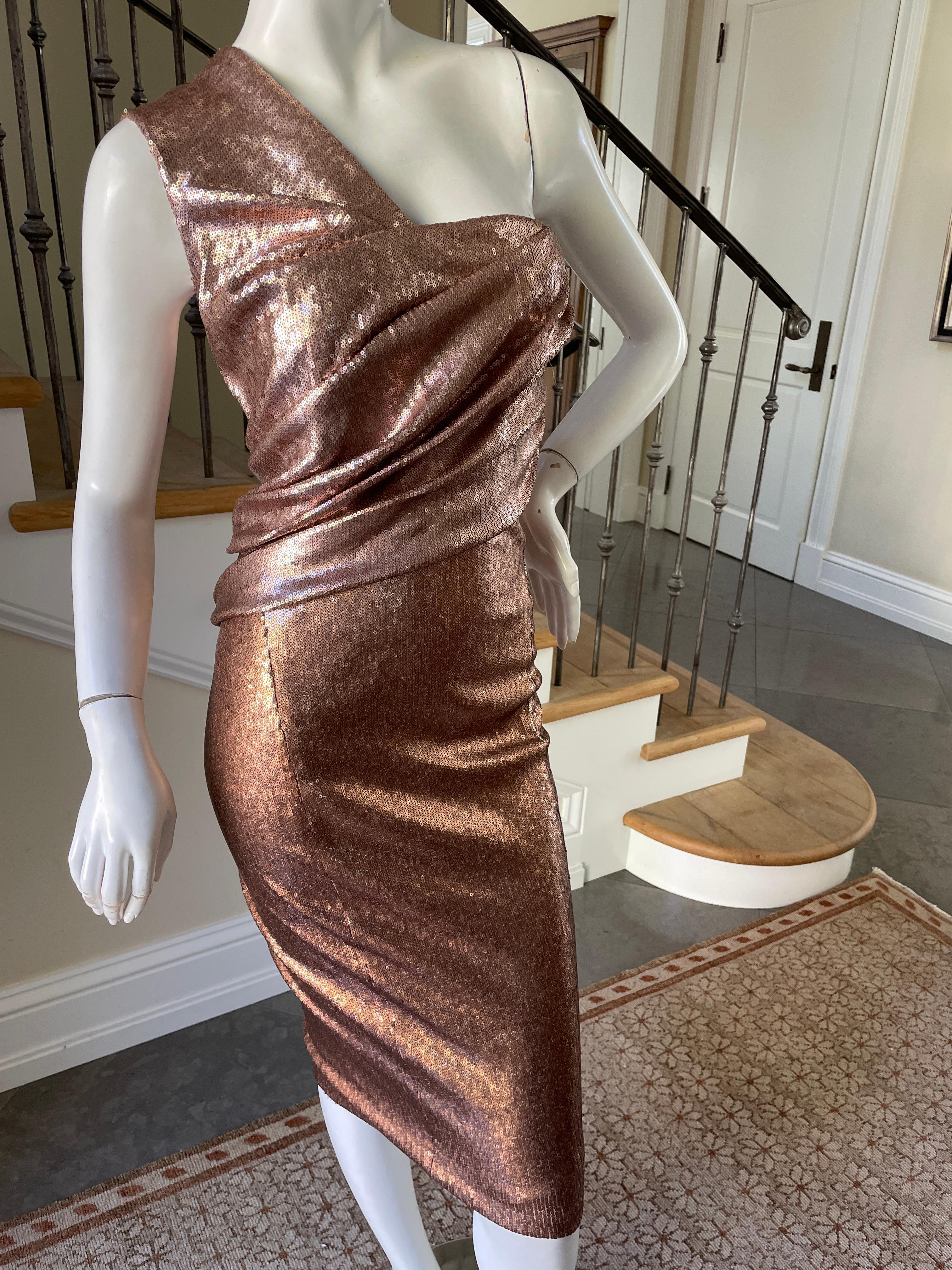 vintage metallic dress