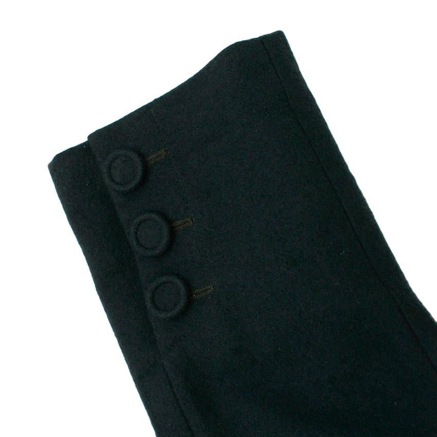 Donna Karan Wool Green Jacket - Size US 14 For Sale 4