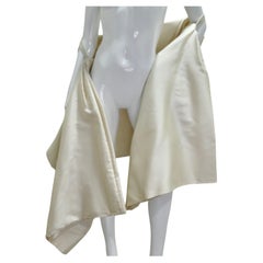 Retro Donna Karen 1980s Silk Cape