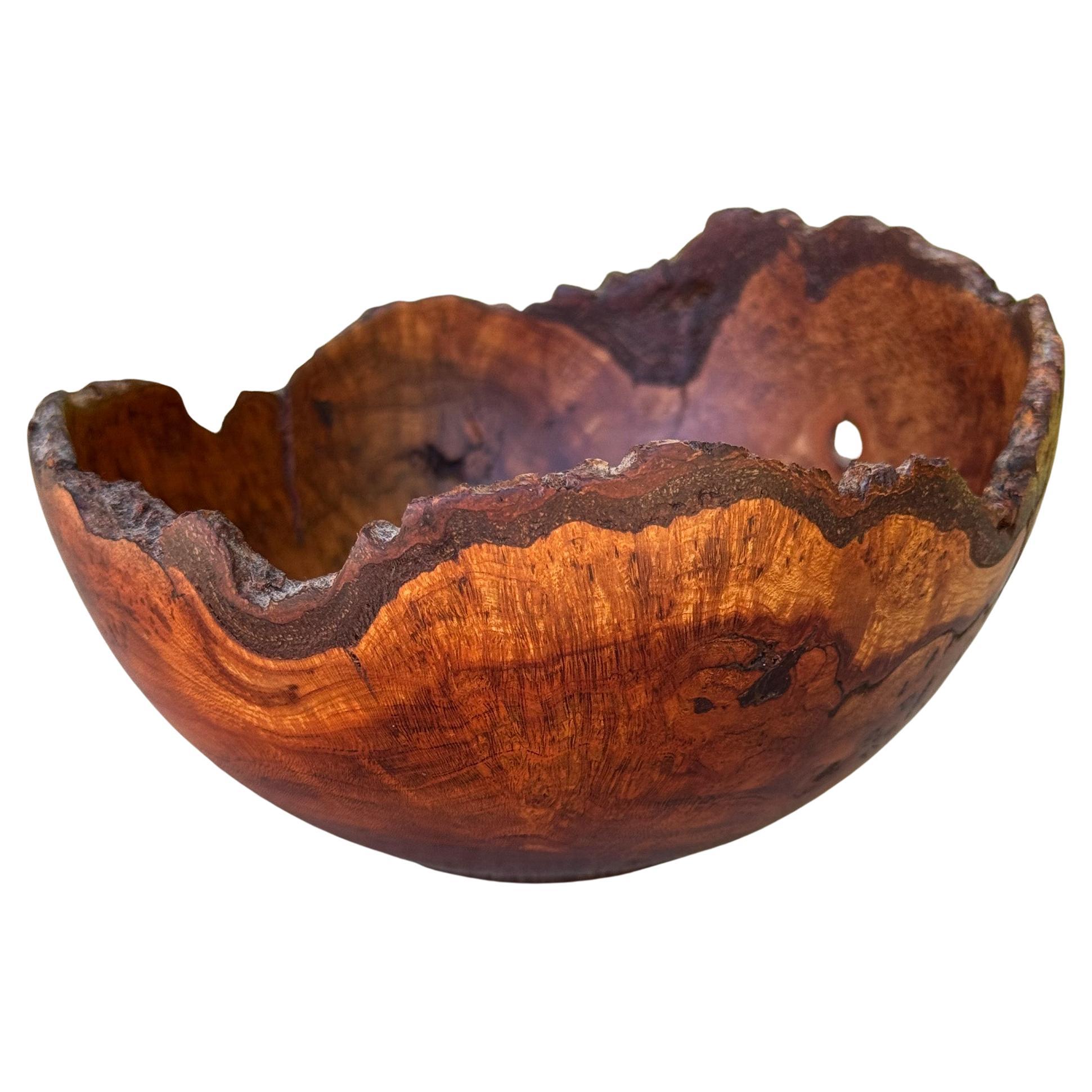 Donna Kausen Handcrafted Cherry Burl Bowl, 2000