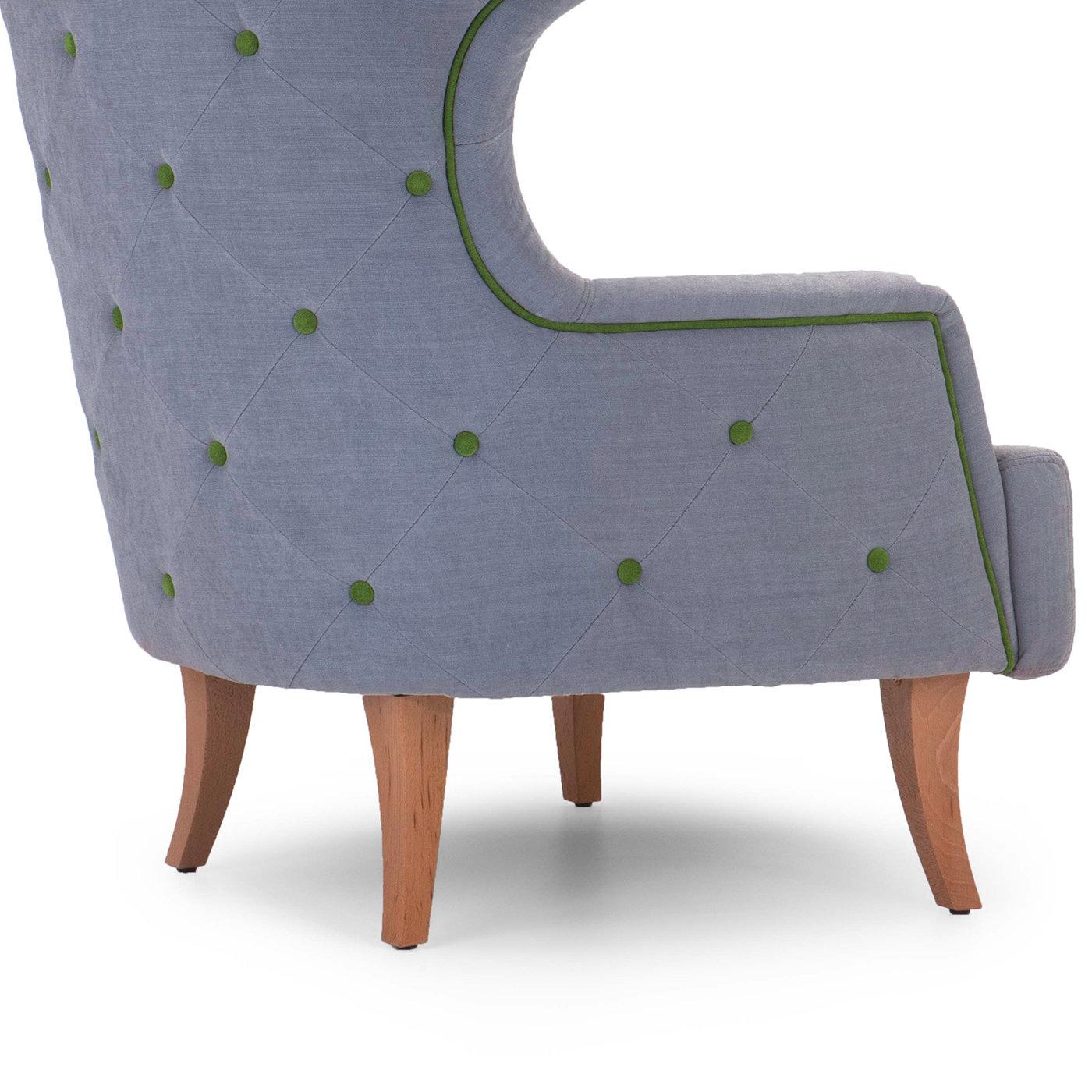 Donna Light Gray Armchair In New Condition In Milan, IT