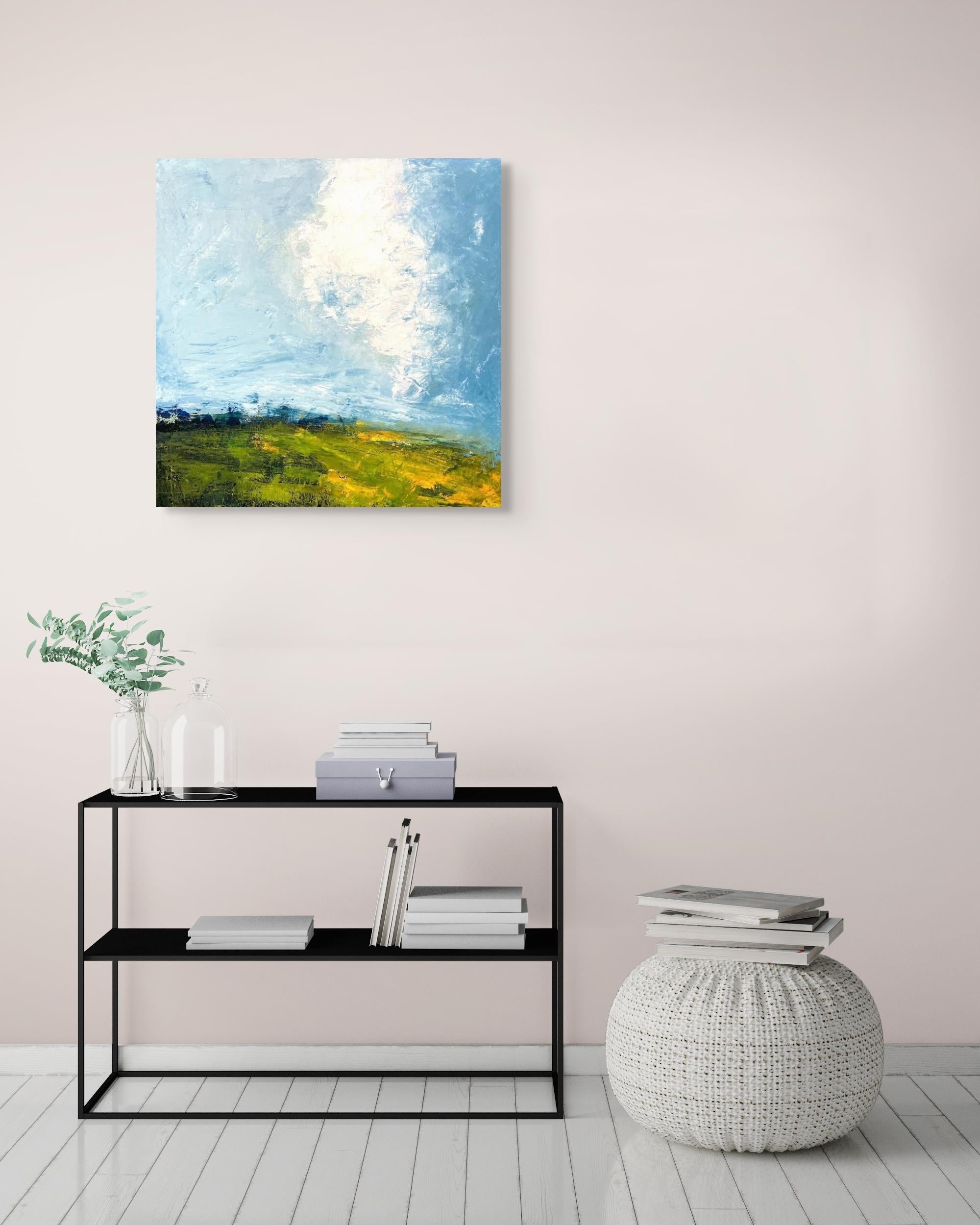 Ouest soufflant - Painting de Donna McGinnis