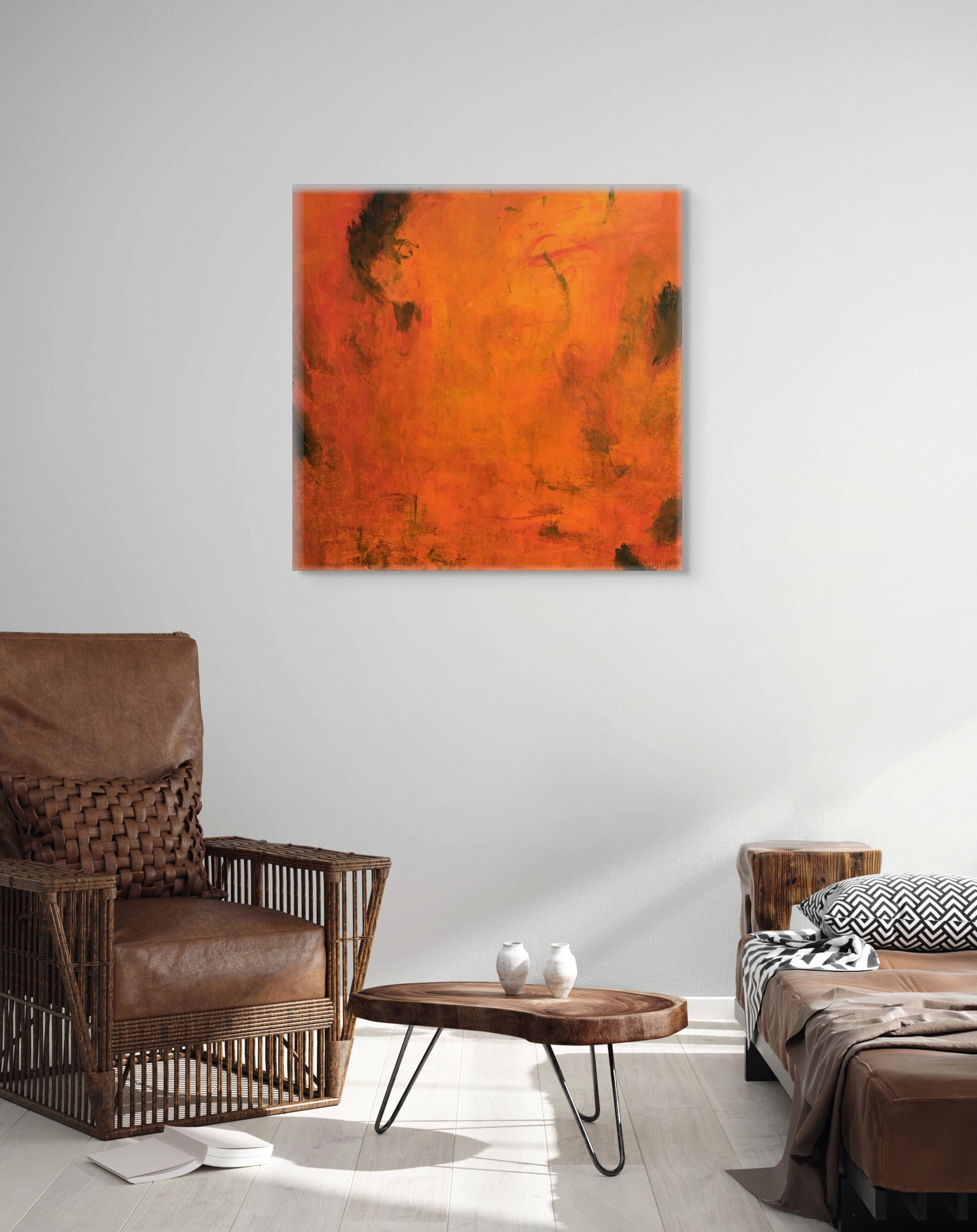 Brezza arancione - Painting di Donna McGinnis