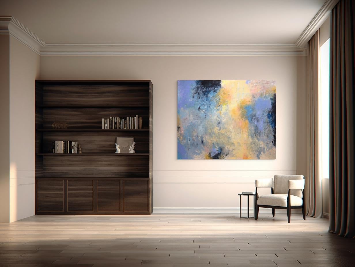 Blu Pacifico - Painting di Donna McGinnis