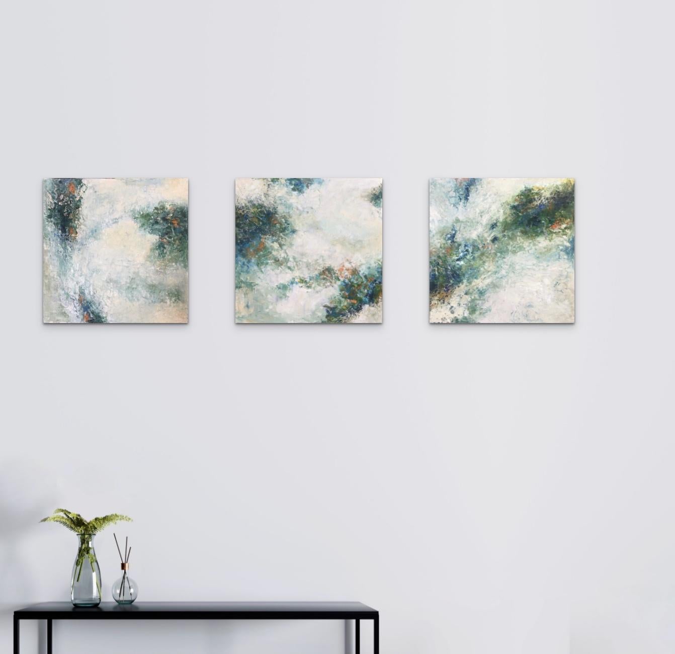 Trittico Reaching for You - Painting di Donna McGinnis