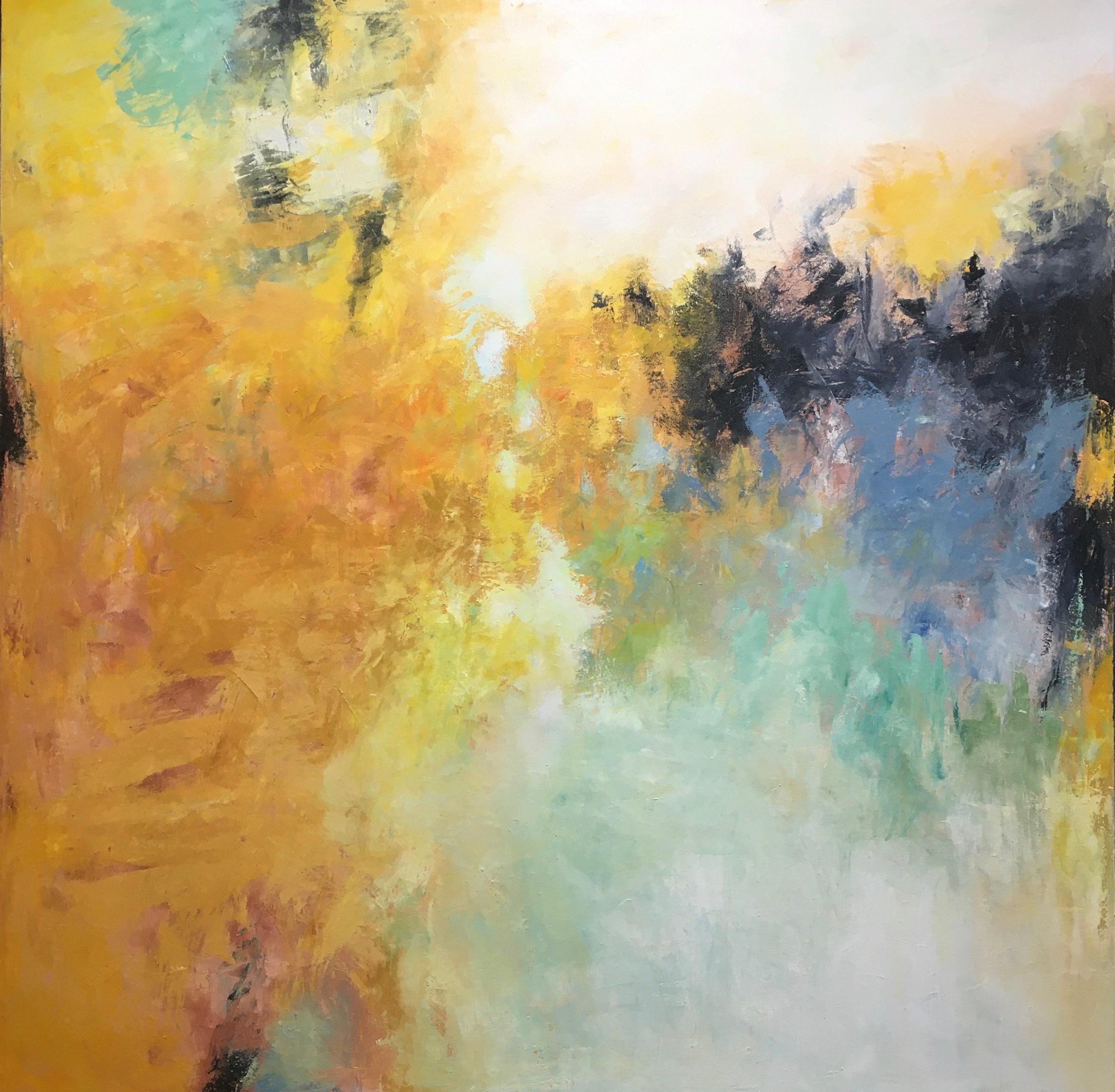 Abstract Painting Donna McGinnis - Santa Cruz