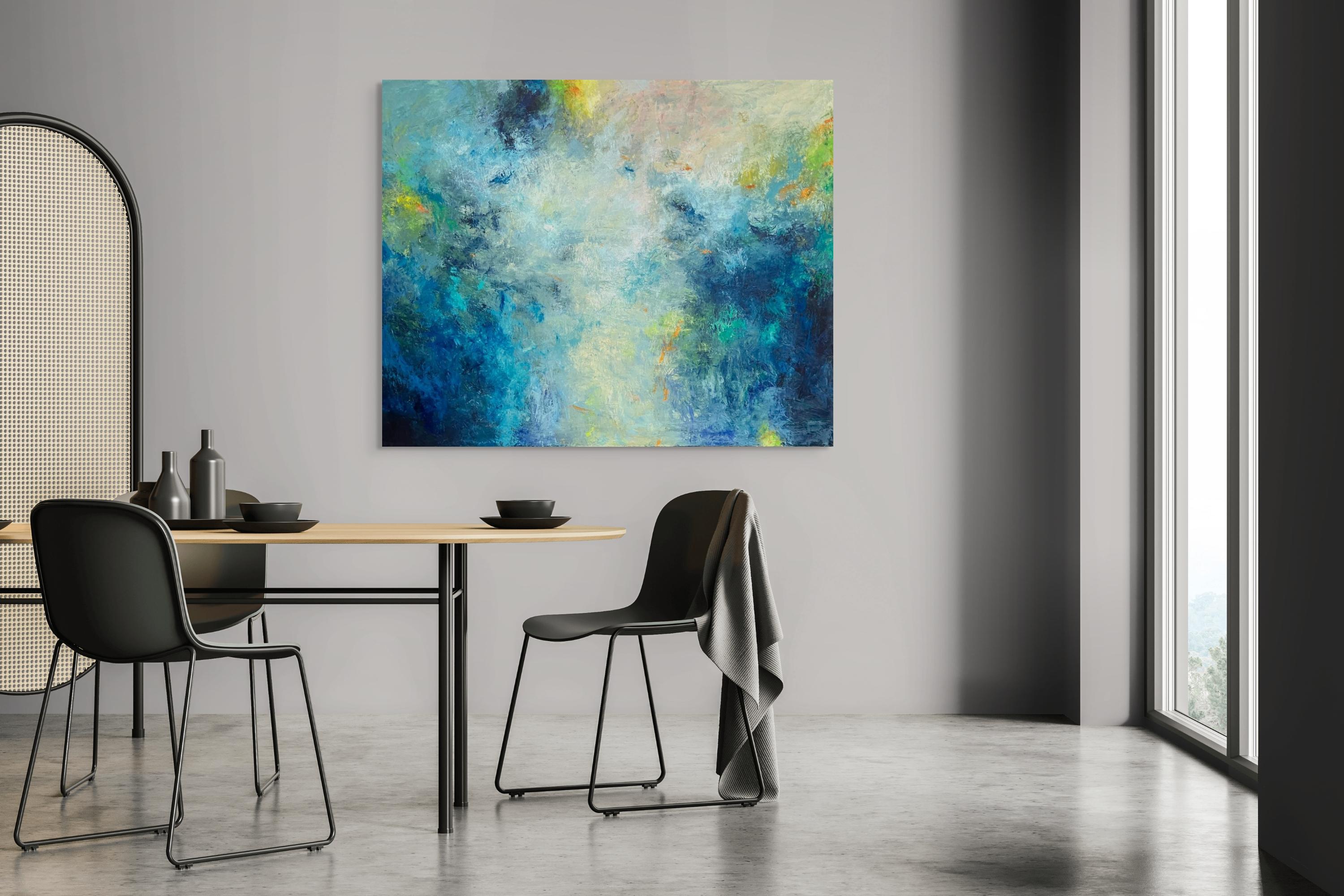 Sous l'eau - Painting de Donna McGinnis