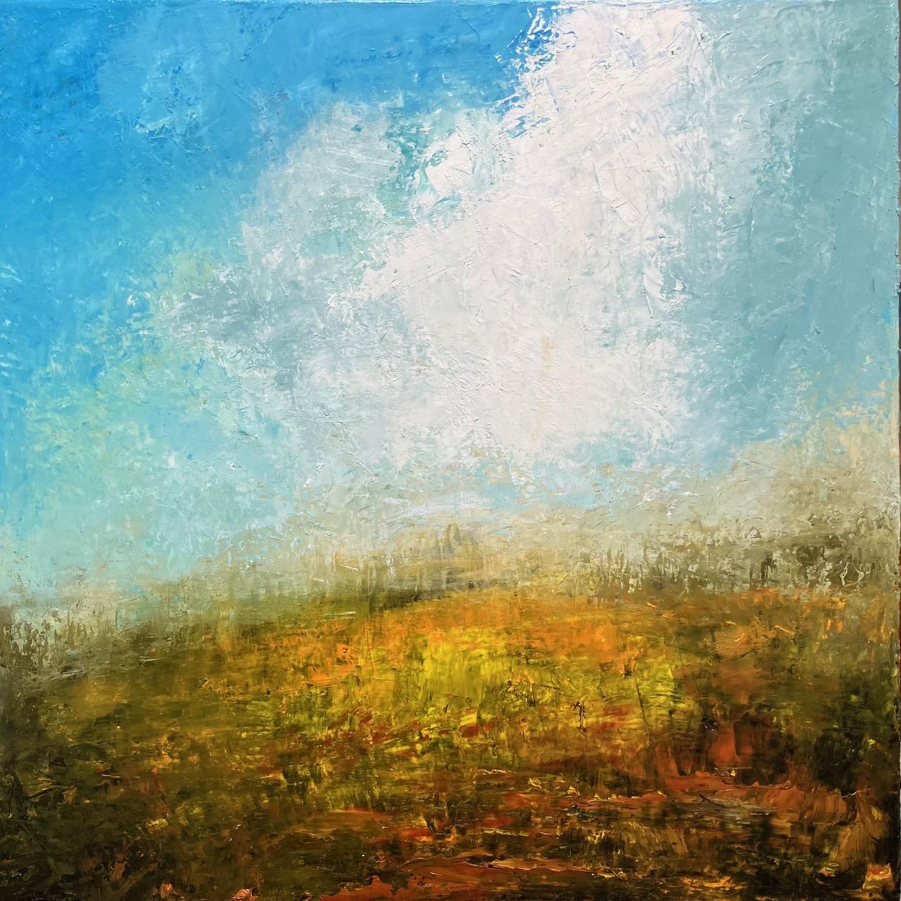 Landscape Painting Donna McGinnis - Saison des fleurs sauvages
