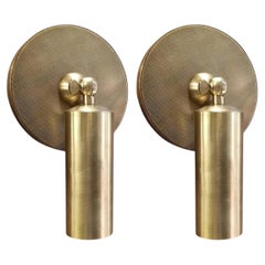 DONNA pair (2) wall sconces in solid brass - by Candas Design