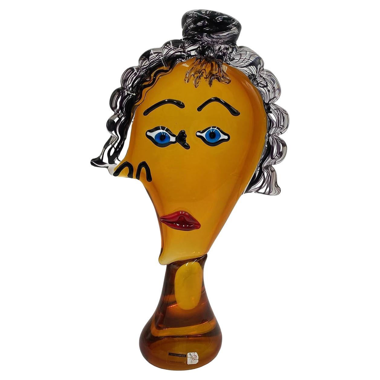 Donna Picasso Anthropomorphic Polychrome Sculpture #1