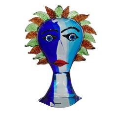Donna Picasso Anthropomorphic Polychrome Sculpture #2