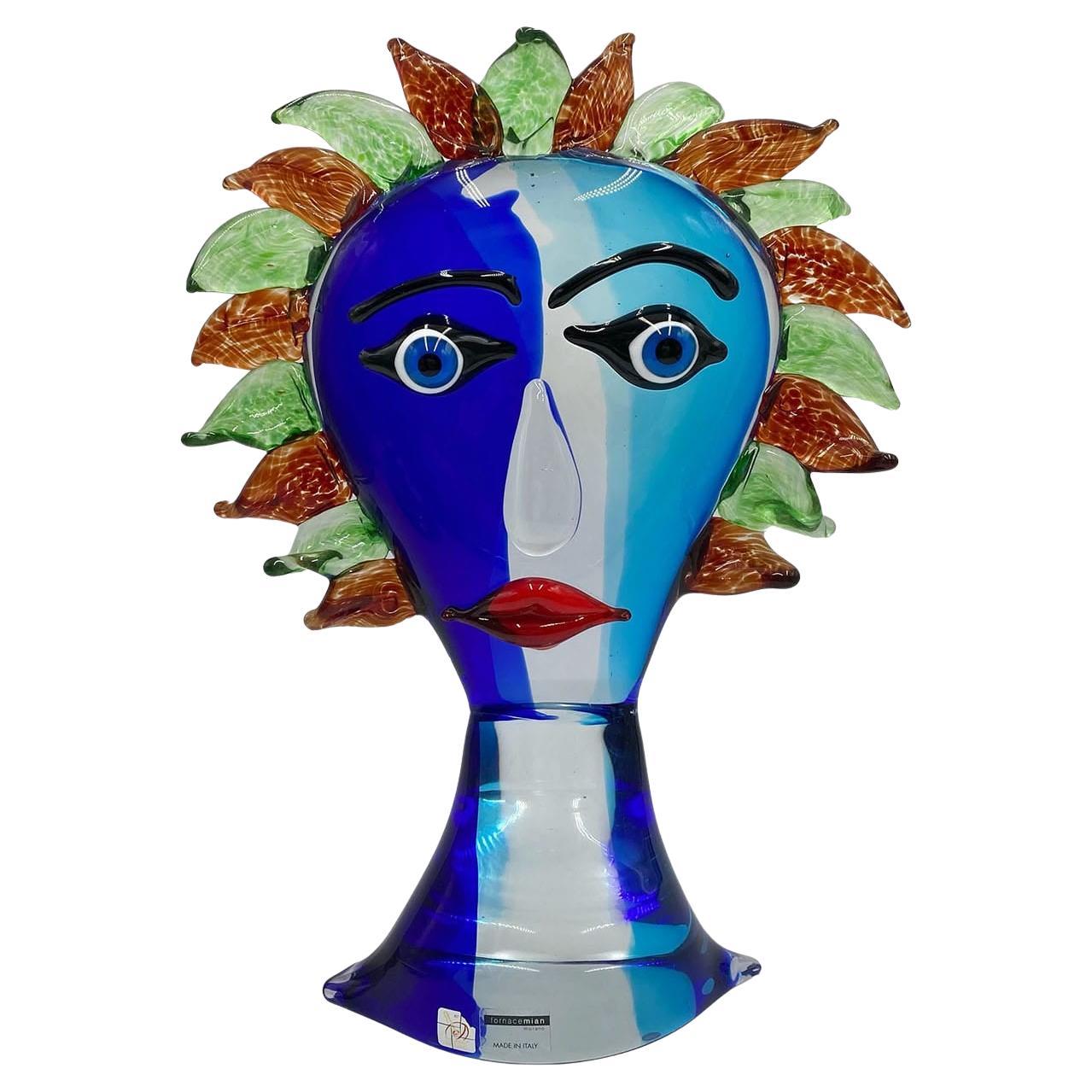Donna Picasso Anthropomorphic Polychrome Sculpture #2 For Sale
