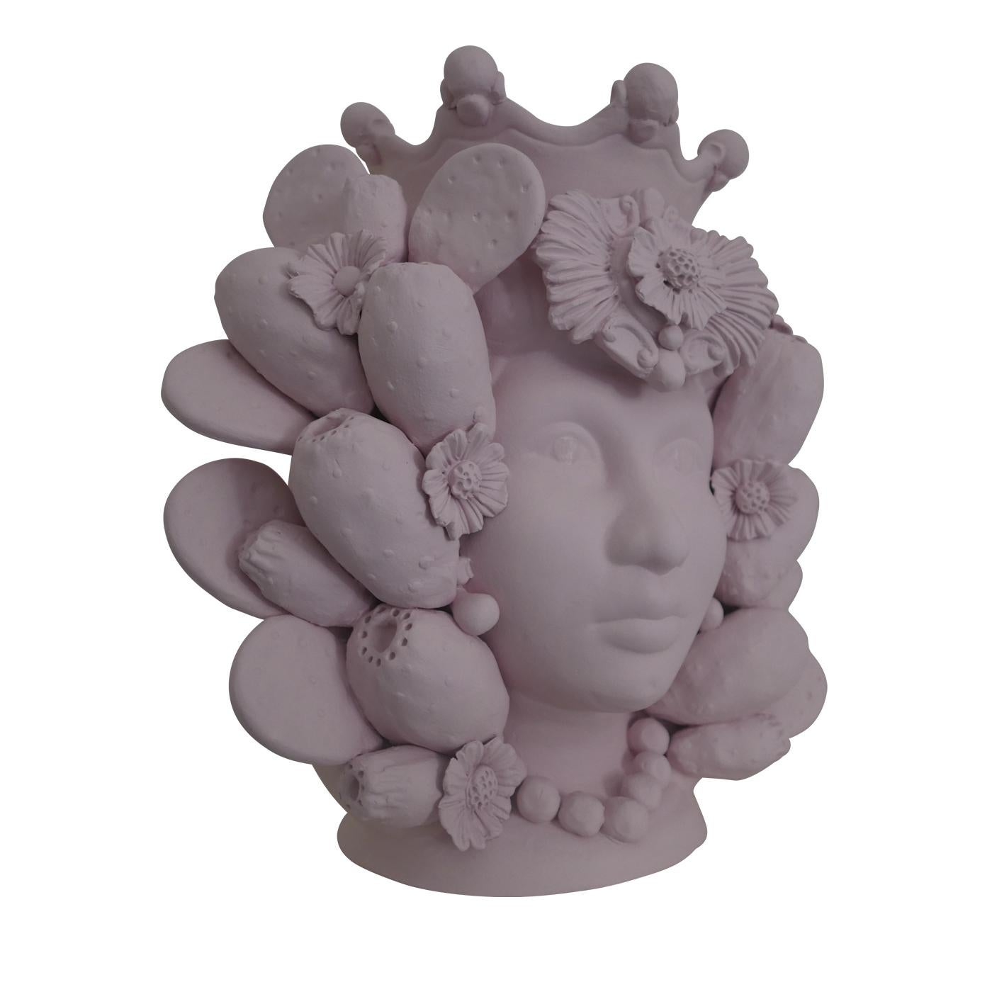 Donna Rosa Head Vase In New Condition For Sale In Milan, IT