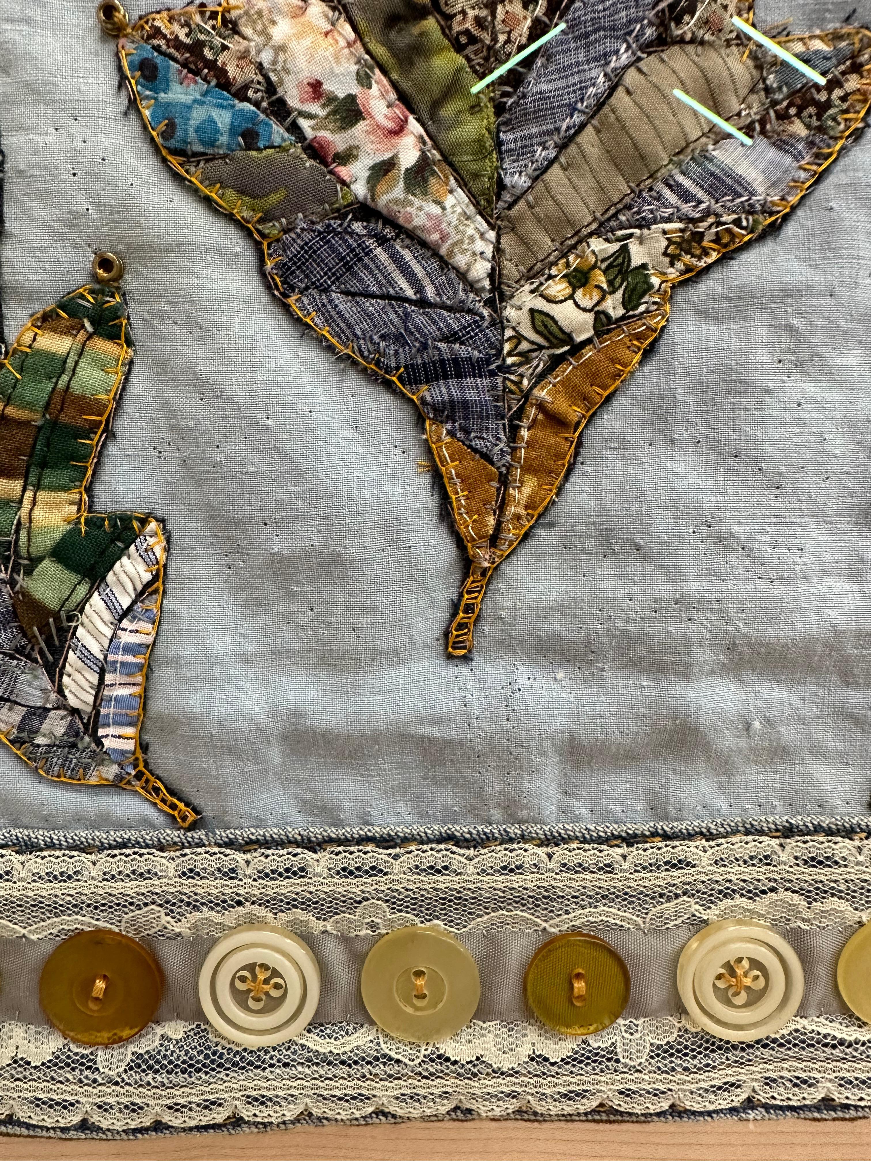 Tailored Herbaria Pocantico River Watershed One - Blue Brown Botanical, 2023 For Sale 3
