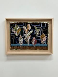 Herbario a medida Cuenca del río Pocantico Dos, Azul, Rosa, Ocre, Verde