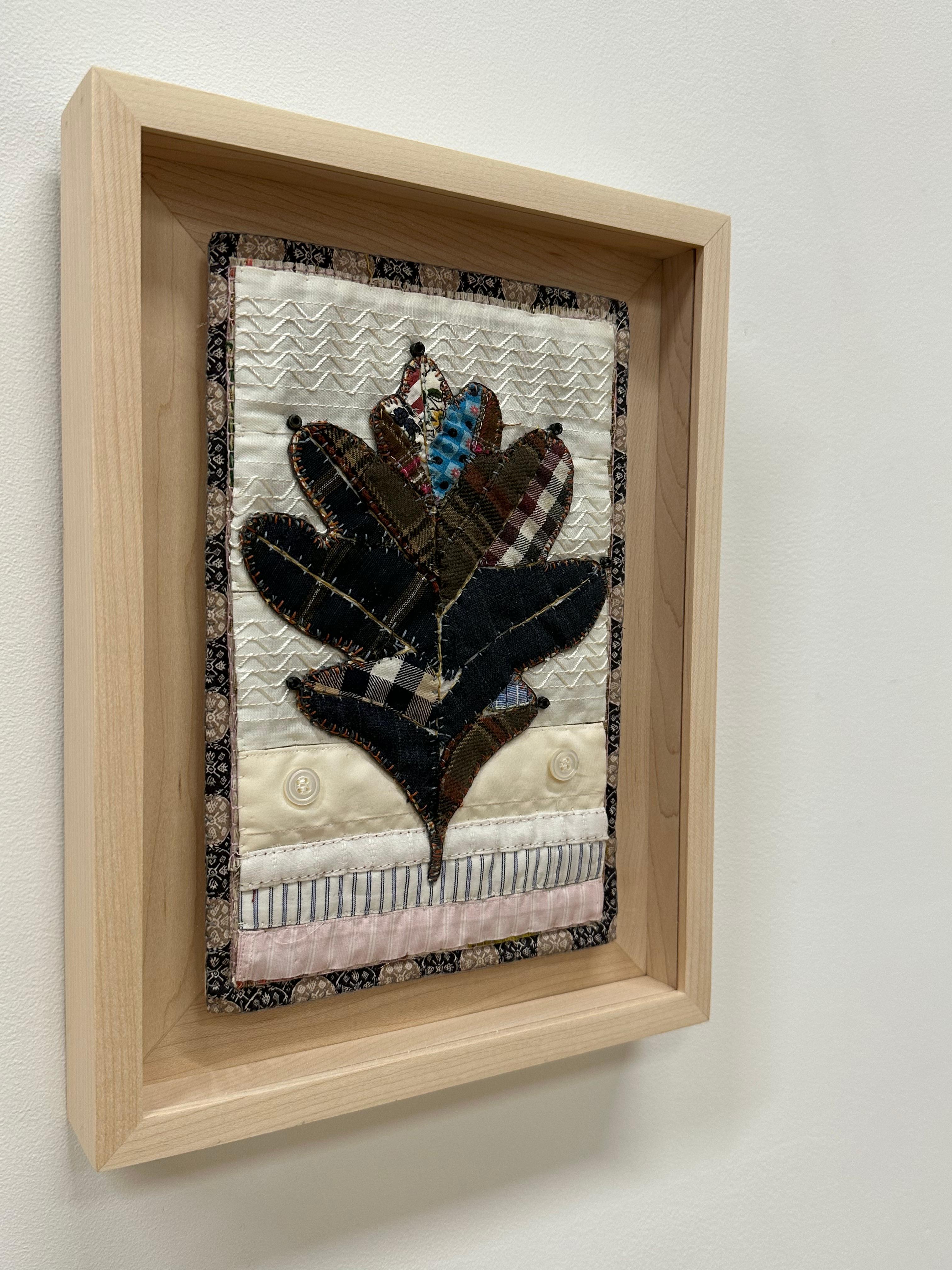 Herbaria Quercus Alba Pocantico River Watershed Three Botanical Textile en vente 7