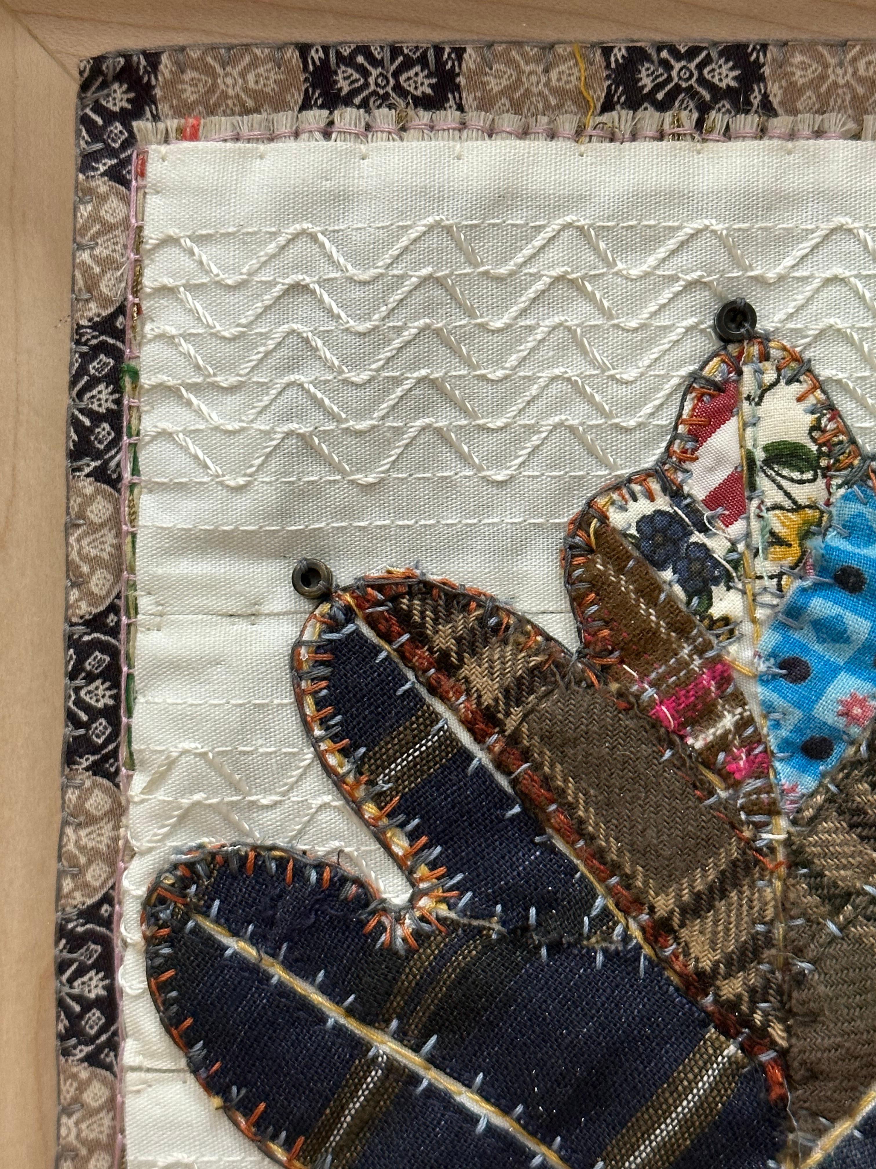 Herbaria Quercus Alba Pocantico River Watershed Three Botanical Textile en vente 1