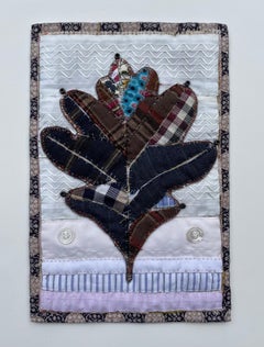 Tailored Herbaria Quercus Alba Pocantico River Watershed Three Botanical Textile