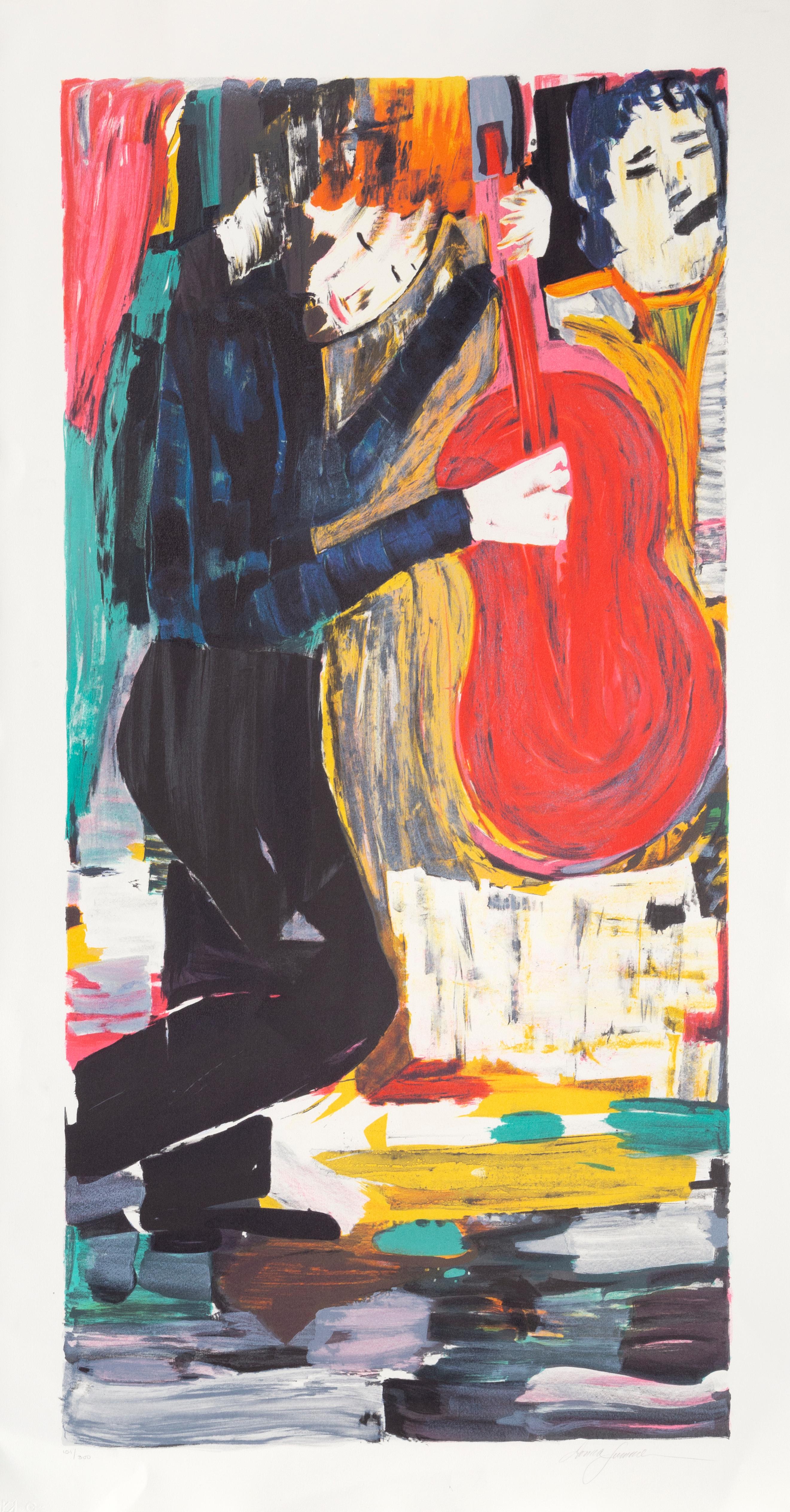 Artiste : Donna Summer, Américaine (1948 - 2012)
Titre : Jazz Man
Médium : Lithographie, signée et numérotée au crayon
Edition : 101/300
Image : 48 x 24 pouces
Taille : 53.5 x 29 in. (135,89 x 73,66 cm)