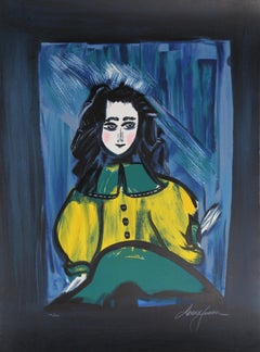 My Favorite Doll, Lithograph by Donna Summer