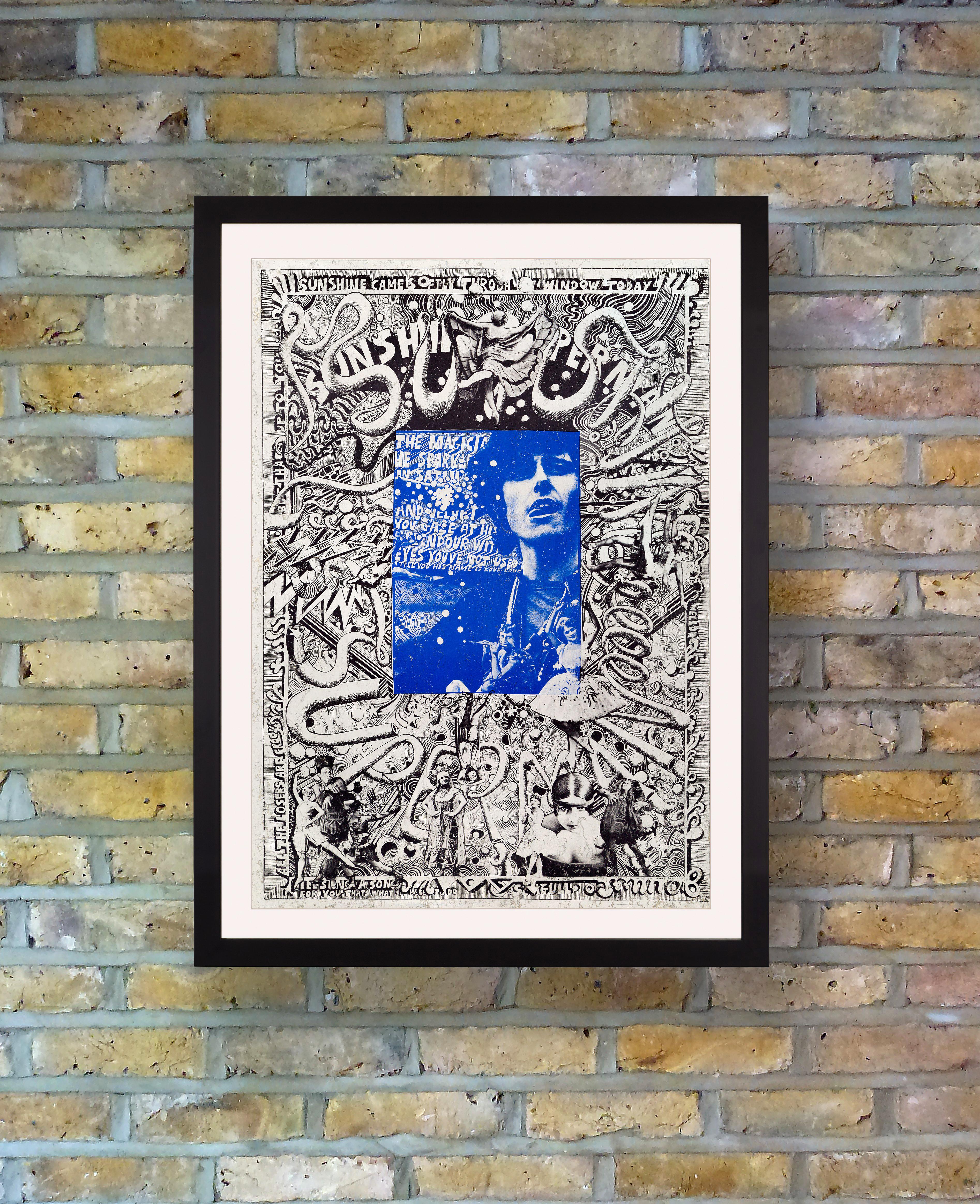 Regarded as one of the Classic British psychedelic posters of the late 1960s, Martin Sharp's tribute to British singer songwriter Donovan captures the spirit of the Summer of Love in swinging London. The Australian born artist and co-founder of