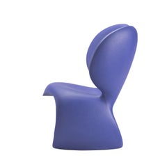 Don't F**K With The Mouse Armchair in Blue Violet Polyethylene by Ron Arad