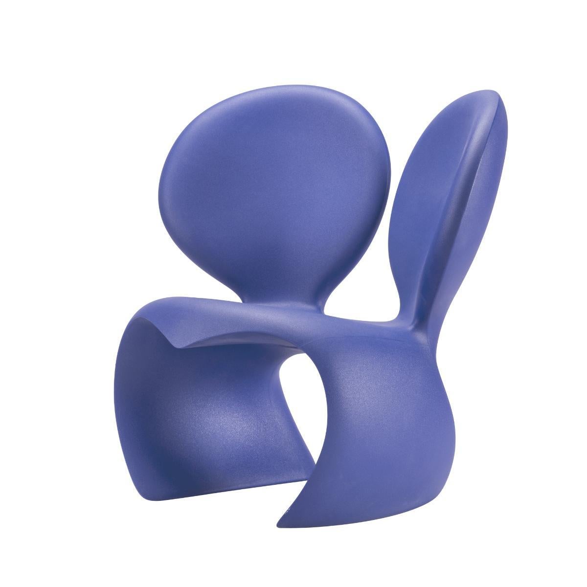 italien Don't F**K With The Mouse fauteuil en polyéthylène bleu violet de Ron Arad en vente