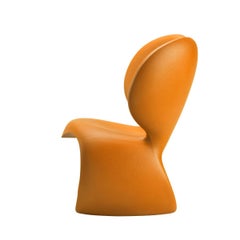 Don't F**K With The Mouse Armchair in Bright Orange Polyethylene by Ron Arad