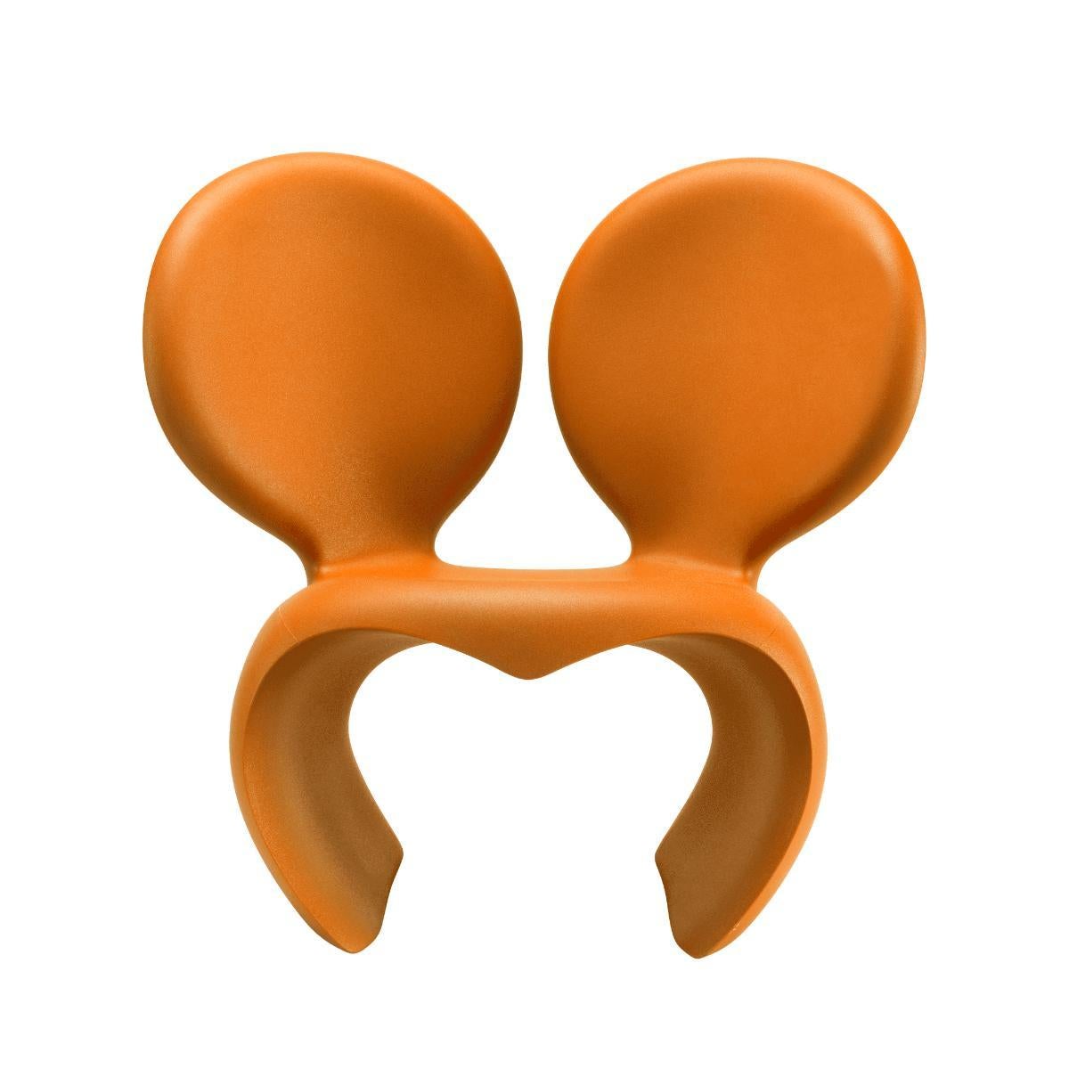 Don't F**K With The Mouse fauteuil en polyéthylène orange vif de Ron Arad Neuf - En vente à Brooklyn, NY