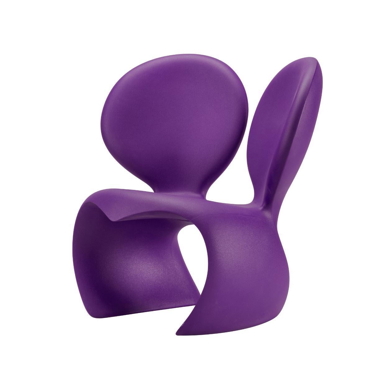 italien Don't F**K With The Mouse fauteuil en polyéthylène récyclable violet de Ron Arad en vente
