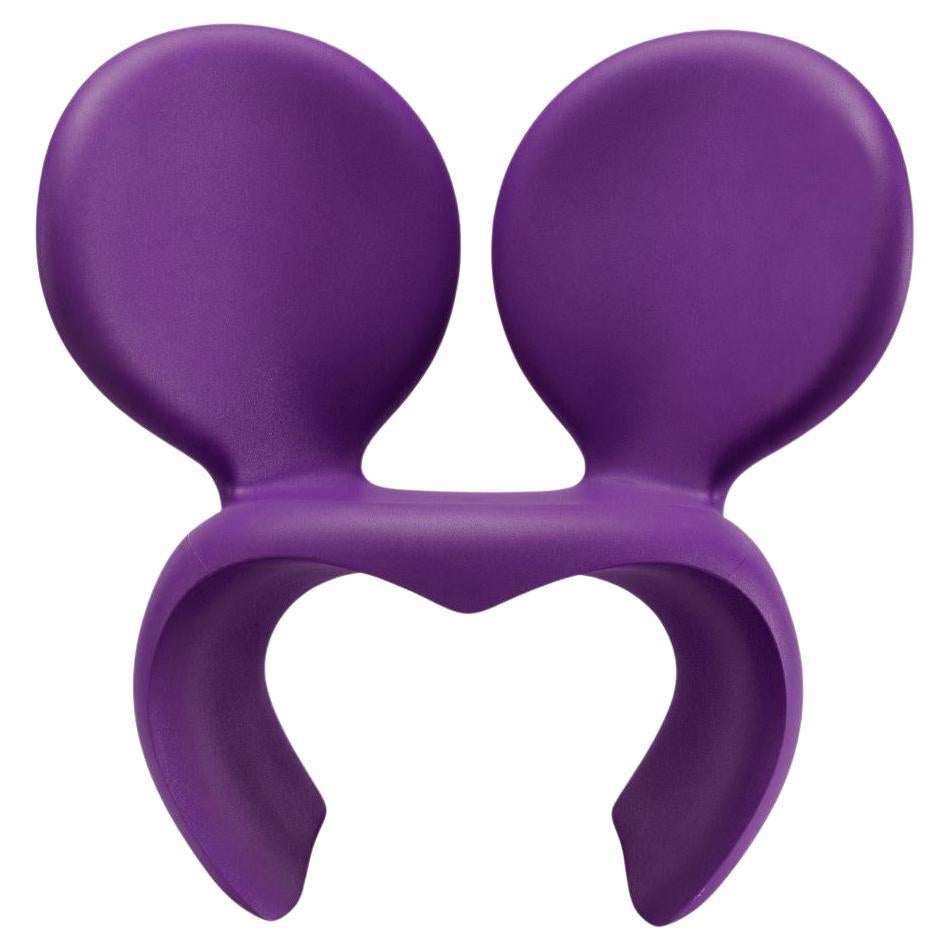 Don't F**K With The Mouse fauteuil en polyéthylène récyclable violet de Ron Arad