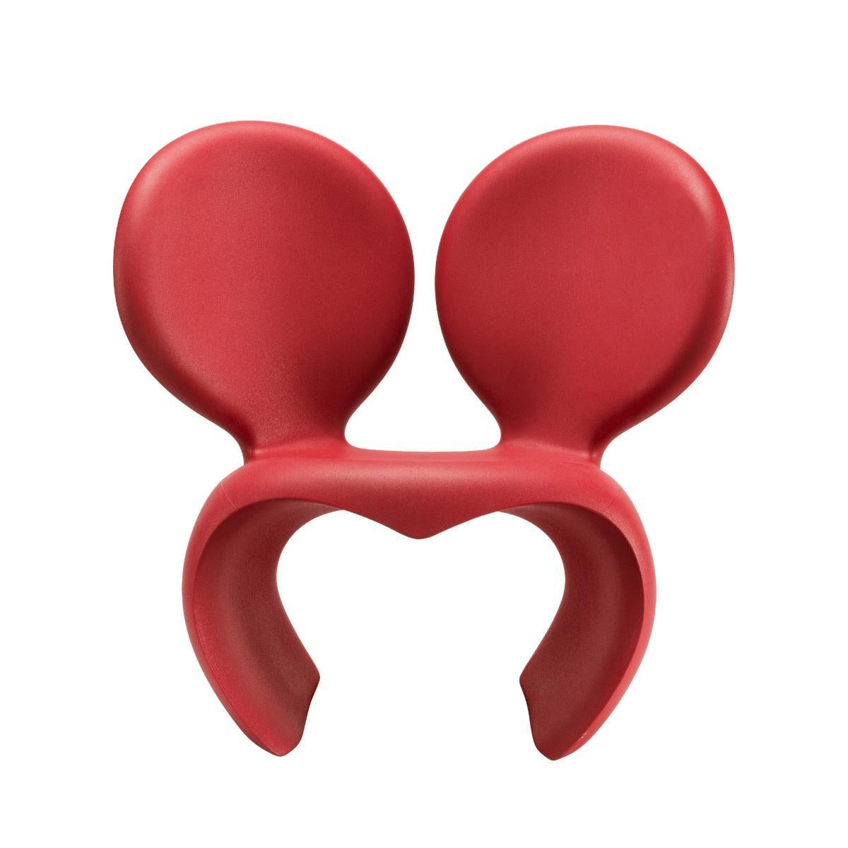 Don't F**K With The Mouse fauteuil en polyéthylène recyclable rouge de Ron Arad Neuf - En vente à Brooklyn, NY