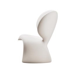 Don't F**K With The Mouse Armchair in White  Recyclable Polyethylene by Ron Arad