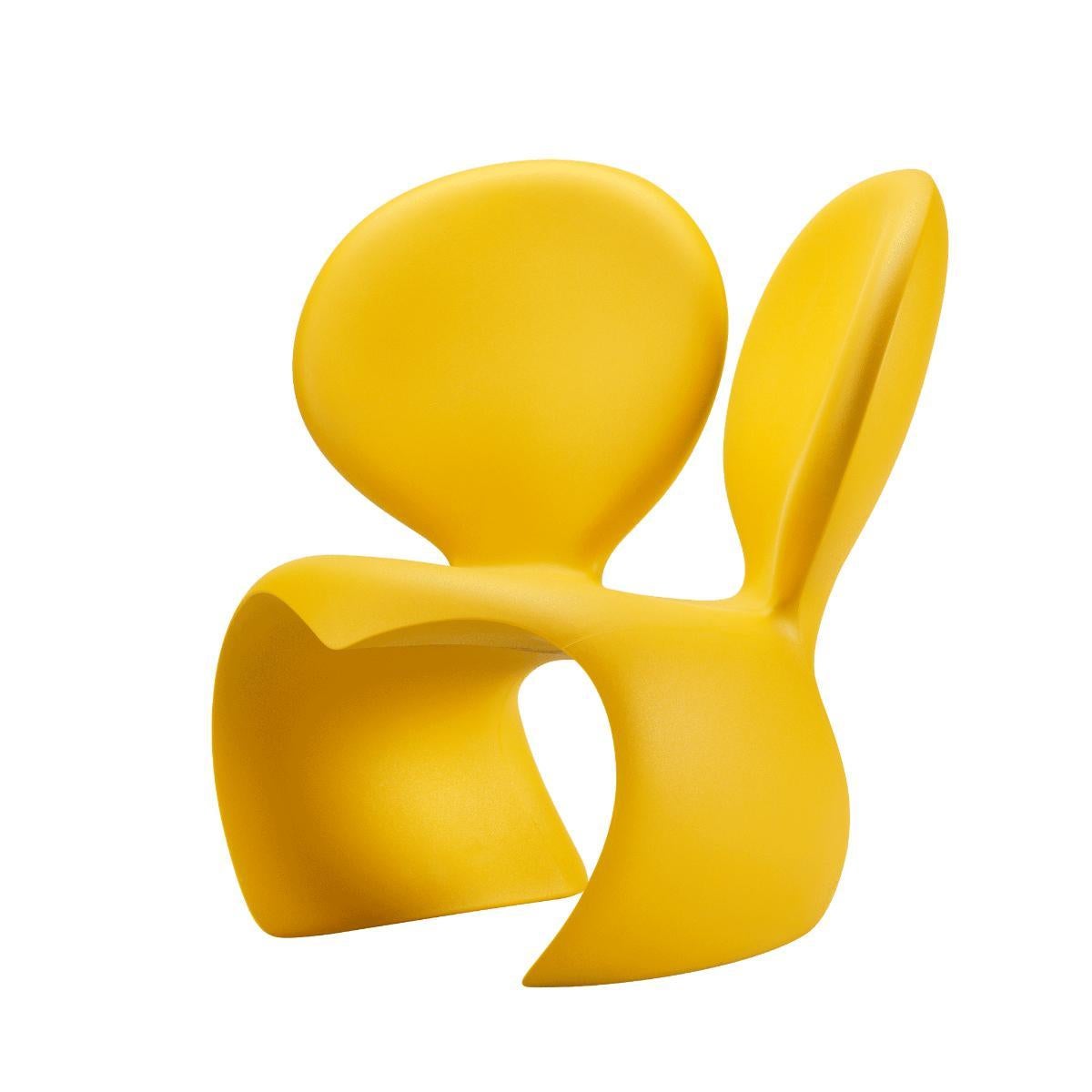 Don't F**K With The Mouse Sessel aus gelbem recyceltem Polyethylene von Ron Arad (Italienisch) im Angebot