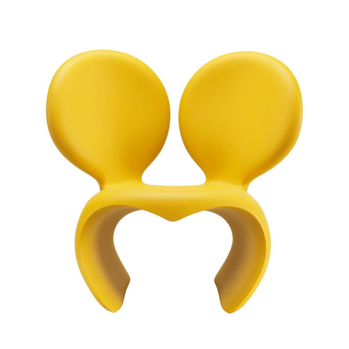 Don't F**K With The Mouse Sessel aus gelbem recyceltem Polyethylene von Ron Arad im Zustand „Neu“ im Angebot in Brooklyn, NY