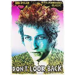 Affiche du film britannique « Don't Look Back » avec la double couronne, années 1970