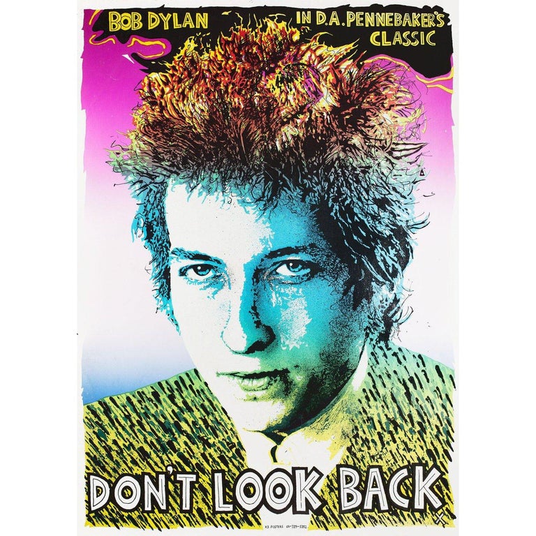 Don't Look Back R1970s British Double Crown Film Poster For Sale at 1stDibs