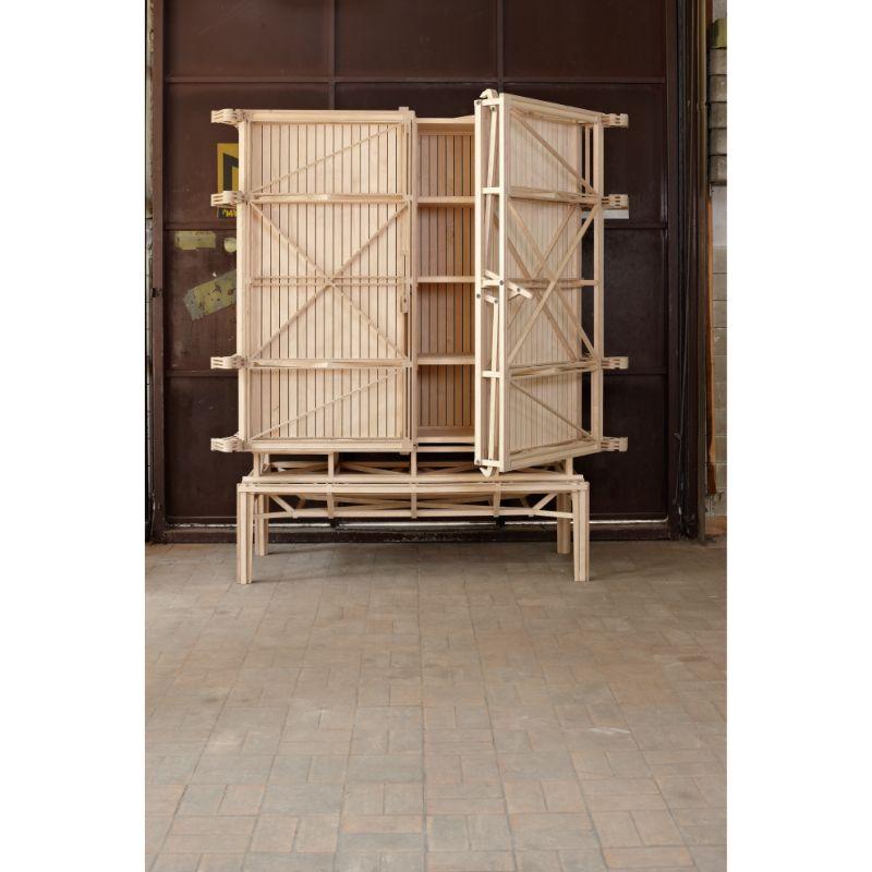 CNSTR cabinet, natural birch by Paul Heijnen (2009)
Dimensions: H270 x L240 x W60 cm
Materials: Natural birch

Also available in stained birch, oak, walnut, and other varieties of wood. Each piece is made to order and fully customizable in size,