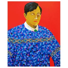 'Don't Sweat the Small Stuff' Portrait Painting by Alan Fears Pop Art